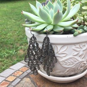 Lightweight Peacock Earrings